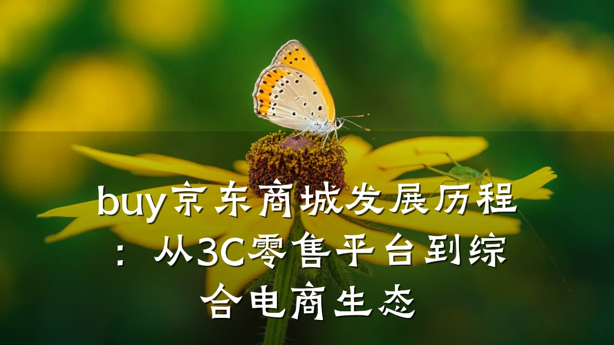 buy京东商城发展历程:从3C零售平台到综合电商生态