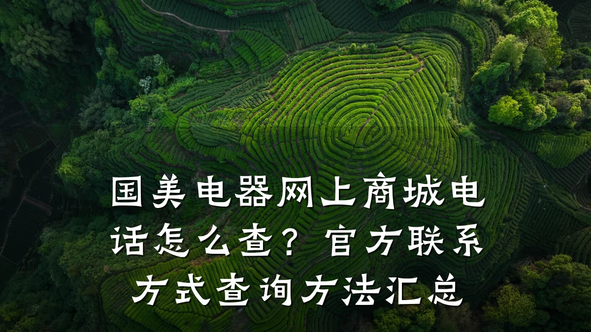 国美电器网上商城电话怎么查?官方联系方式查询方法汇总