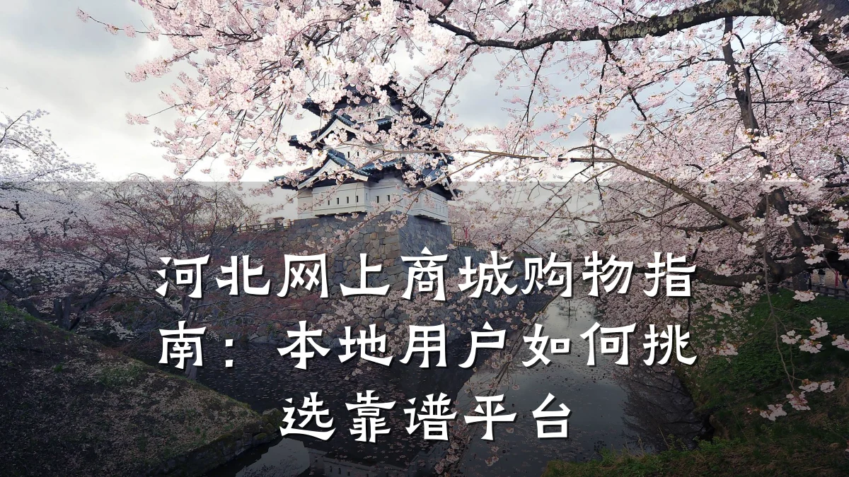河北网上商城购物指南:本地用户如何挑选靠谱平台
