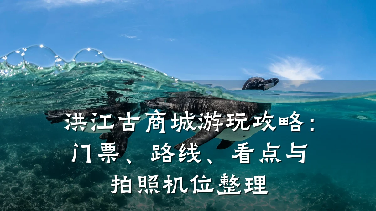 洪江古商城游玩攻略:门票、路线、看点与拍照机位整理