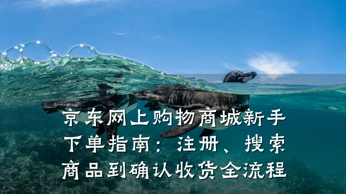 京东网上购物商城新手下单指南:注册、搜索商品到确认收货全流程
