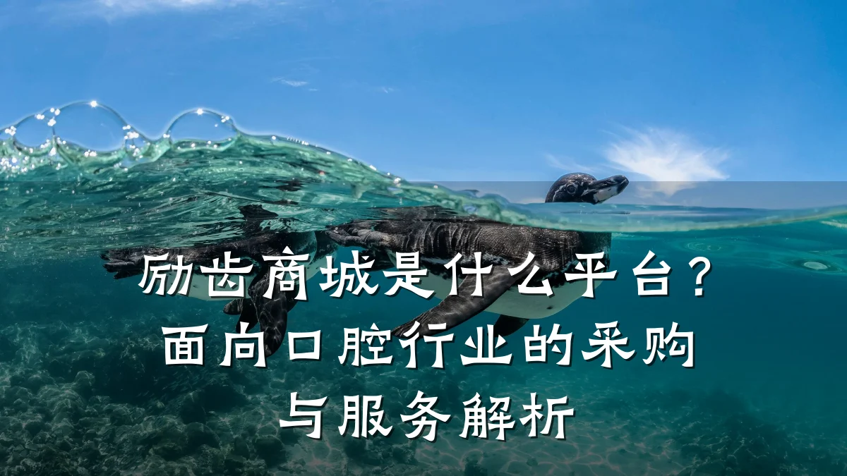 励齿商城是什么平台?面向口腔行业的采购与服务解析