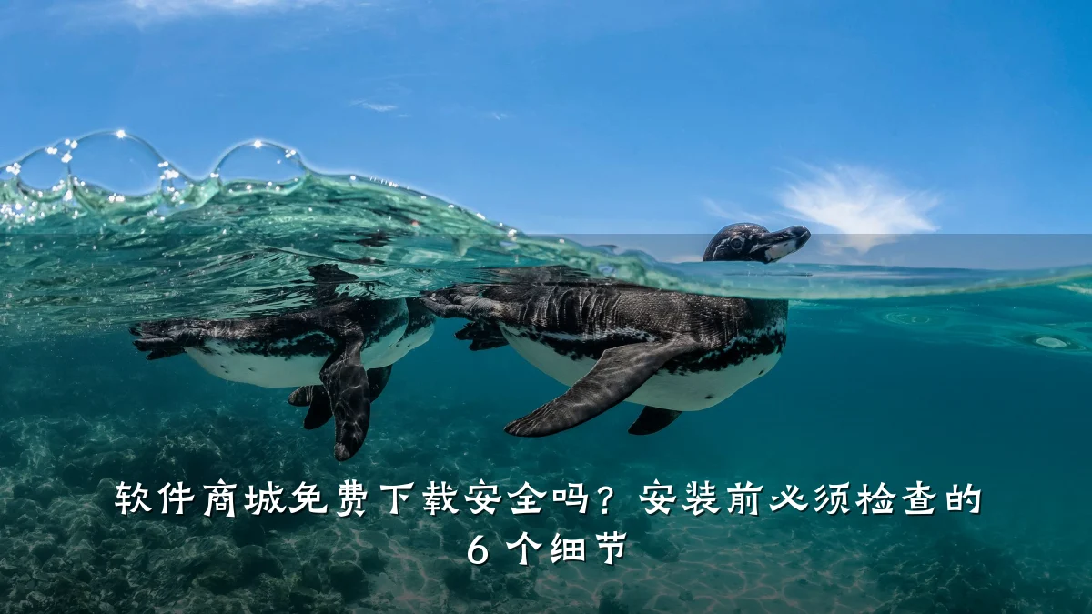 软件商城免费下载安全吗?安装前必须检查的 6 个细节