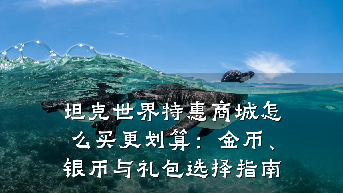 坦克世界特惠商城怎么买更划算:金币、银币与礼包选择指南