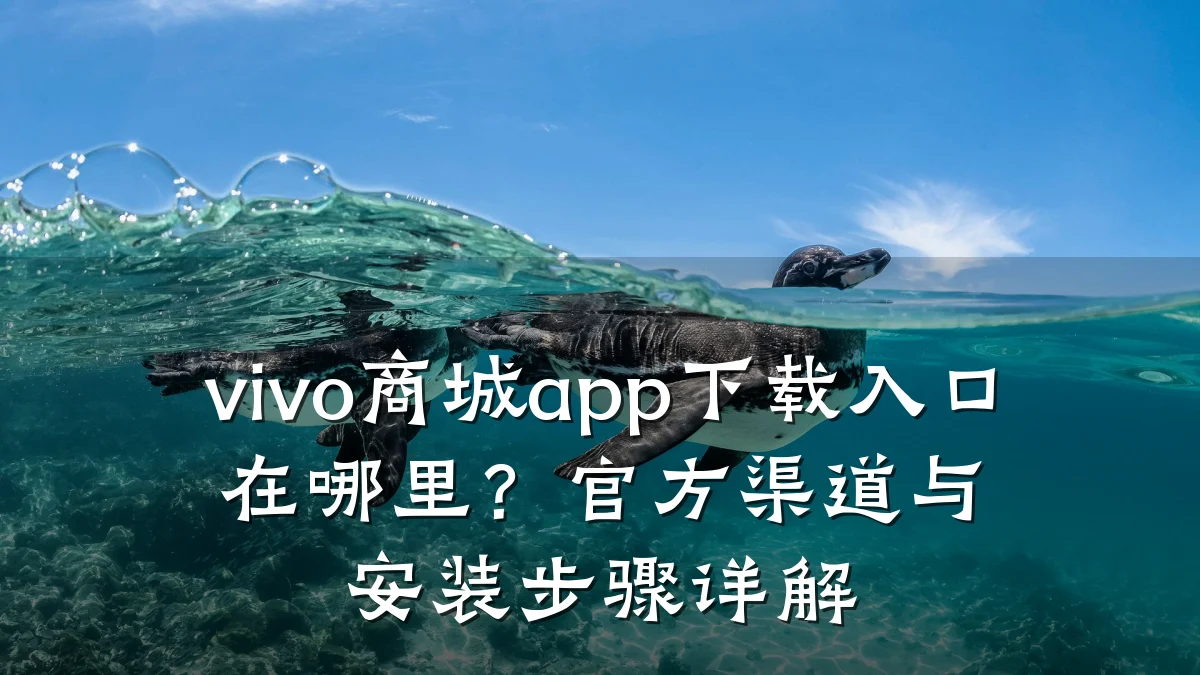 vivo商城app下载入口在哪里?官方渠道与安装步骤详解
