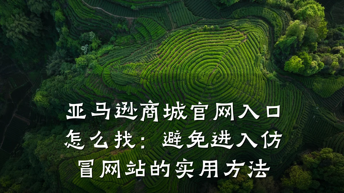 亚马逊商城官网入口怎么找:避免进入仿冒网站的实用方法