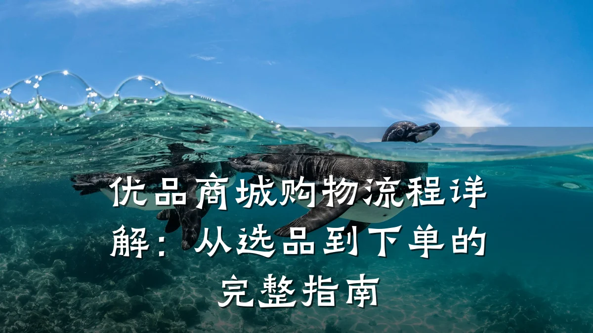 优品商城购物流程详解:从选品到下单的完整指南