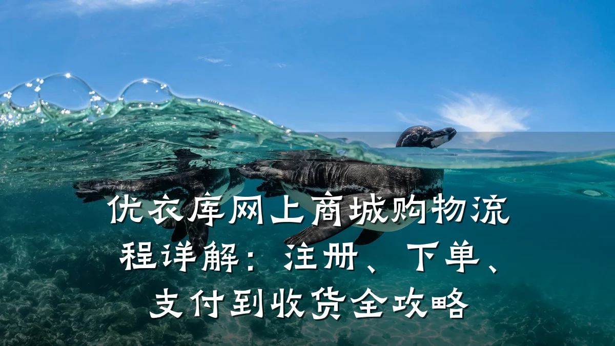 优衣库网上商城购物流程详解:注册、下单、支付到收货全攻略