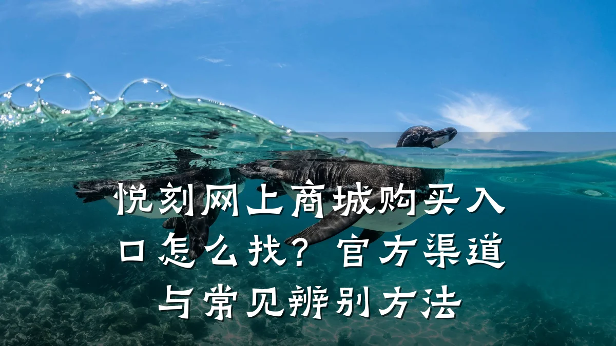 悦刻网上商城购买入口怎么找?官方渠道与常见辨别方法