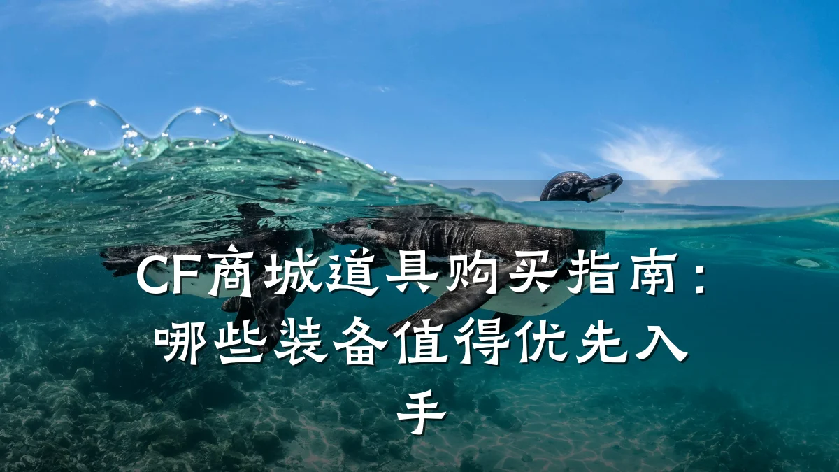 CF商城道具购买指南:哪些装备值得优先入手