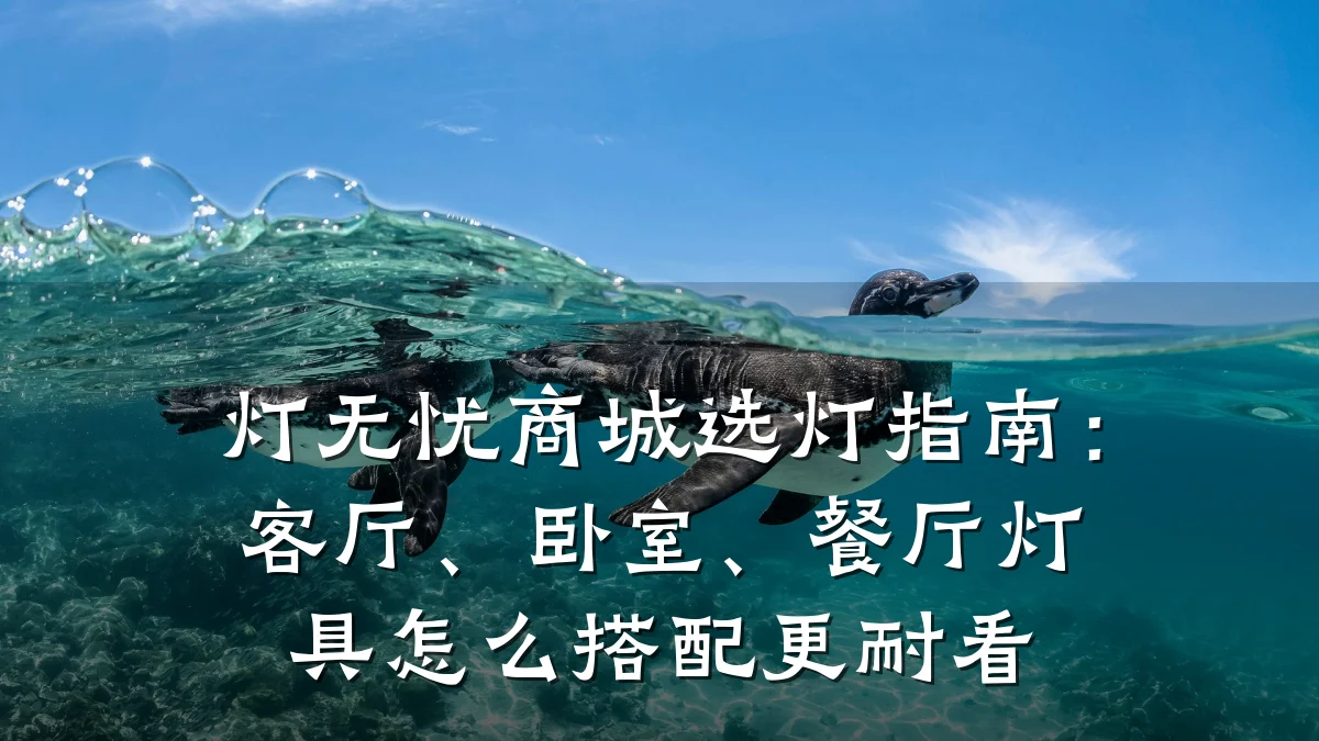 灯无忧商城选灯指南：客厅、卧室、餐厅灯具怎么搭配更耐看