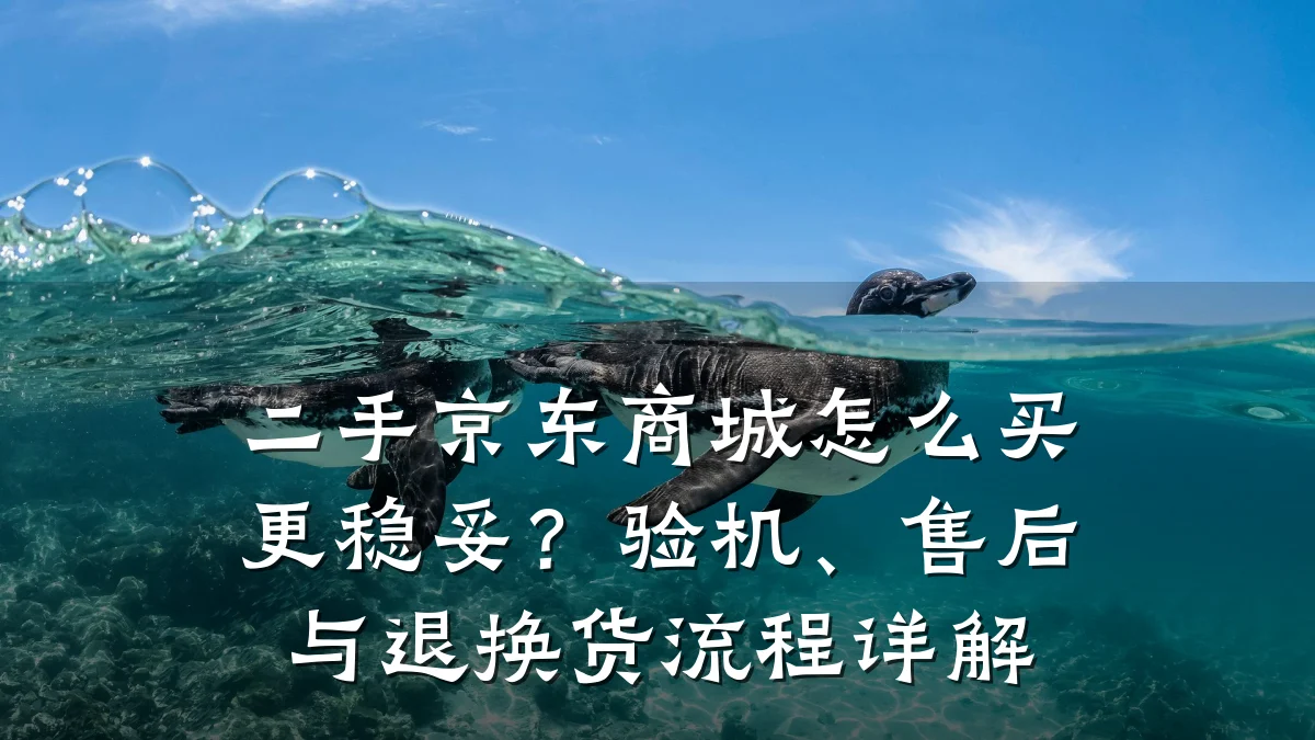 二手京东商城怎么买更稳妥?验机、售后与退换货流程详解