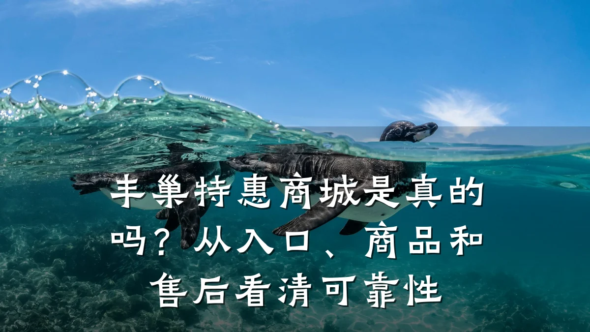 丰巢特惠商城是真的吗？从入口、商品和售后看清可靠性