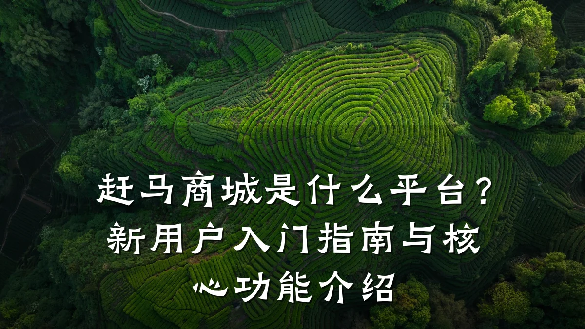 赶马商城是什么平台?新用户入门指南与核心功能介绍