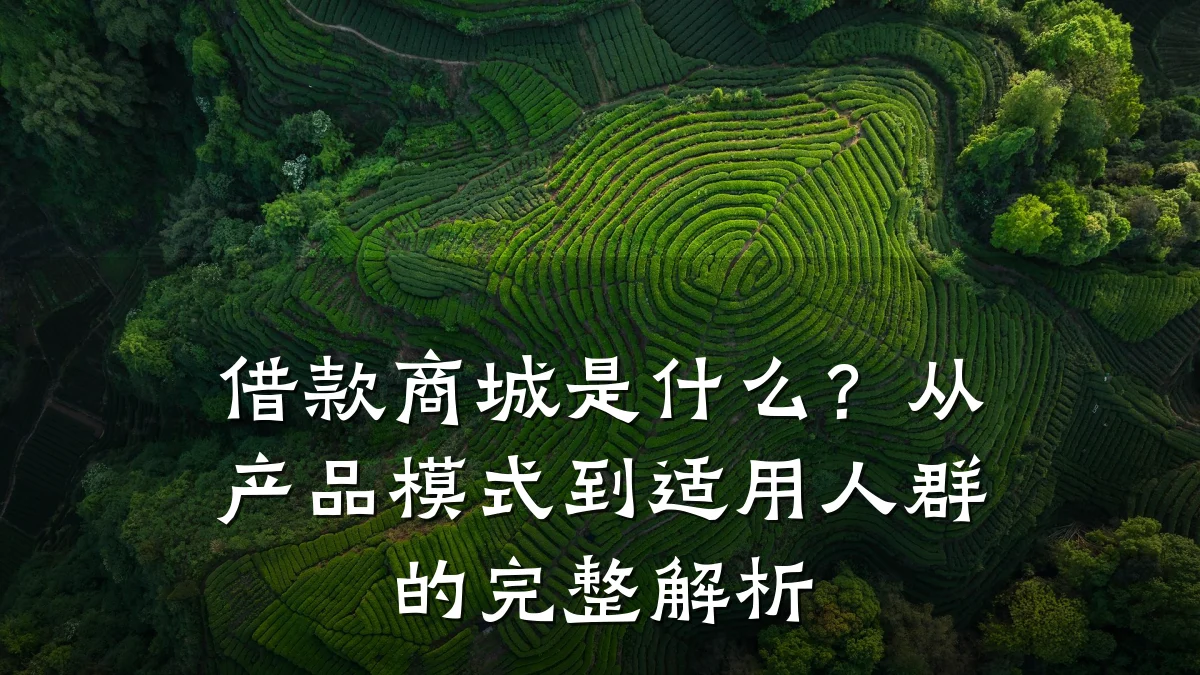 借款商城是什么?从产品模式到适用人群的完整解析