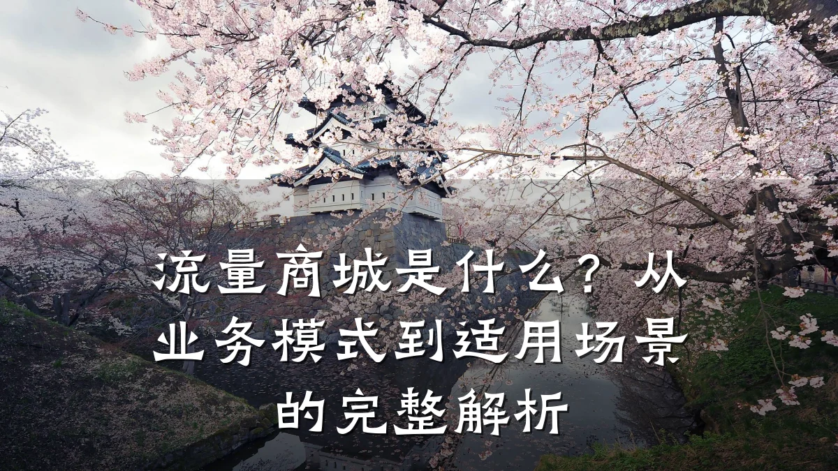 流量商城是什么?从业务模式到适用场景的完整解析
