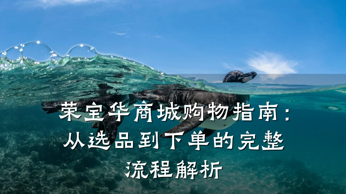 荣宝华商城购物指南：从选品到下单的完整流程解析