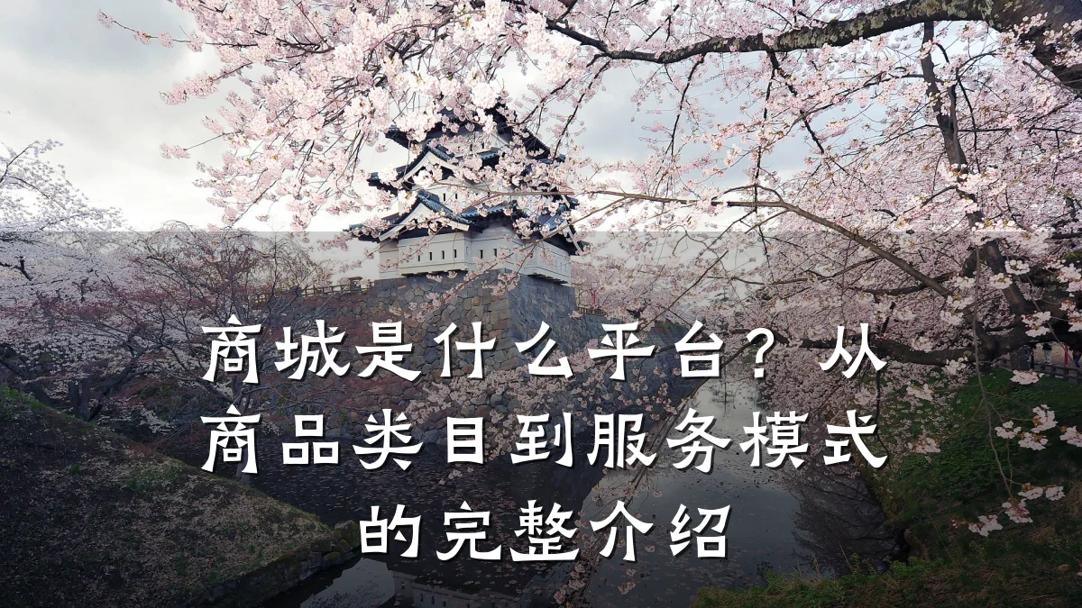 商城是什么平台?从商品类目到服务模式的完整介绍