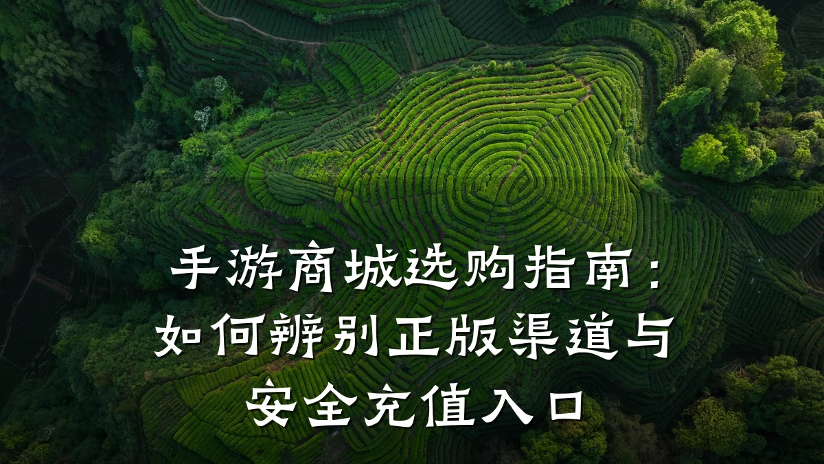手游商城选购指南:如何辨别正版渠道与安全充值入口
