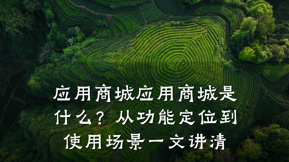 应用商城应用商城是什么?从功能定位到使用场景一文讲清