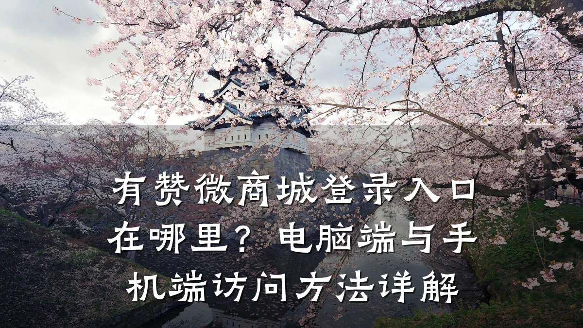 有赞微商城登录入口在哪里？电脑端与手机端访问方法详解