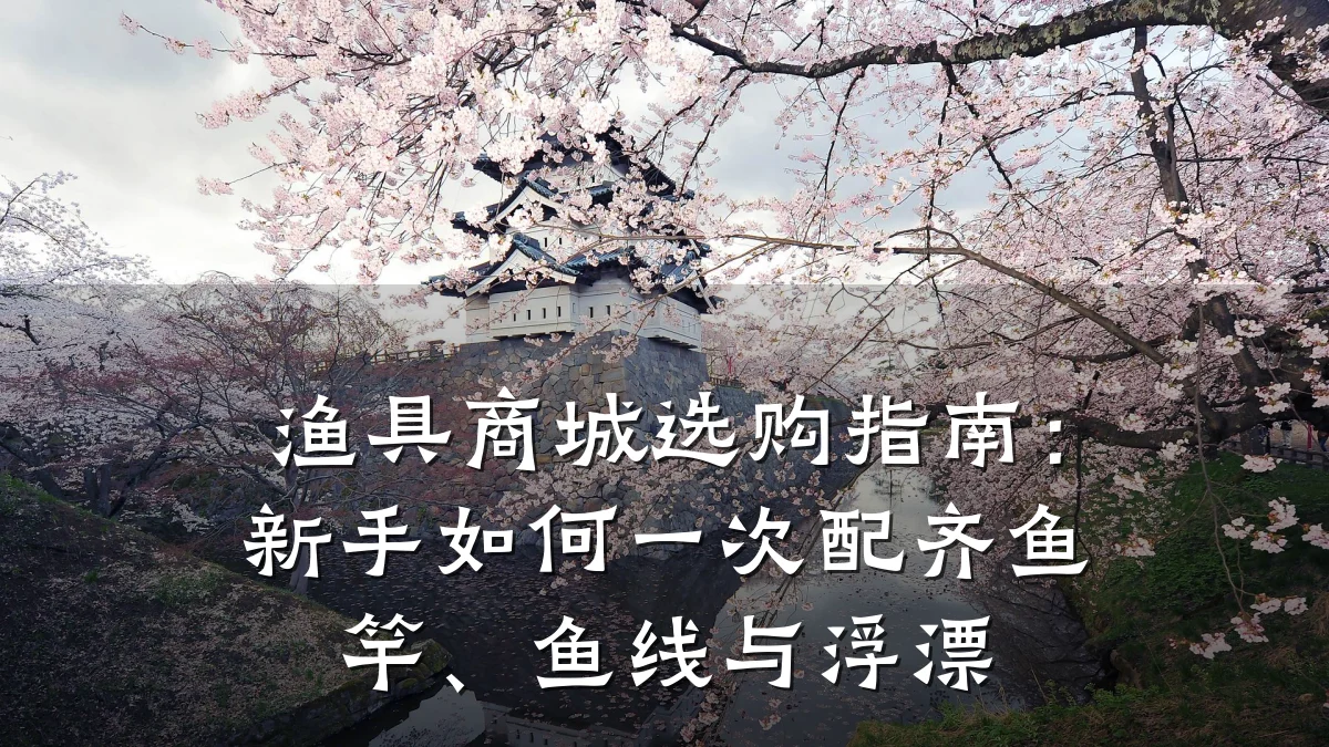 渔具商城选购指南:新手如何一次配齐鱼竿、鱼线与浮漂