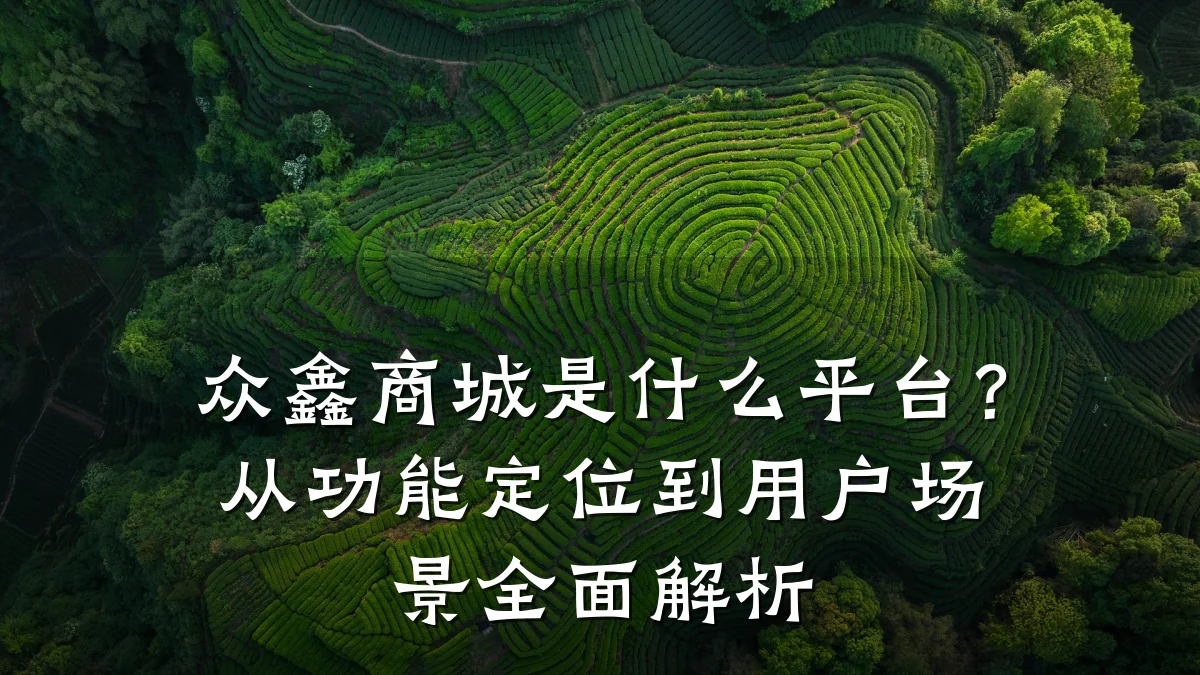 众鑫商城是什么平台？从功能定位到用户场景全面解析