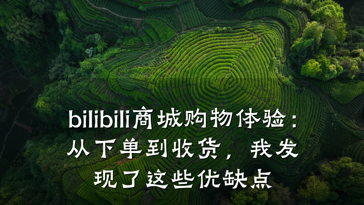 bilibili商城购物体验:从下单到收货,我发现了这些优缺点