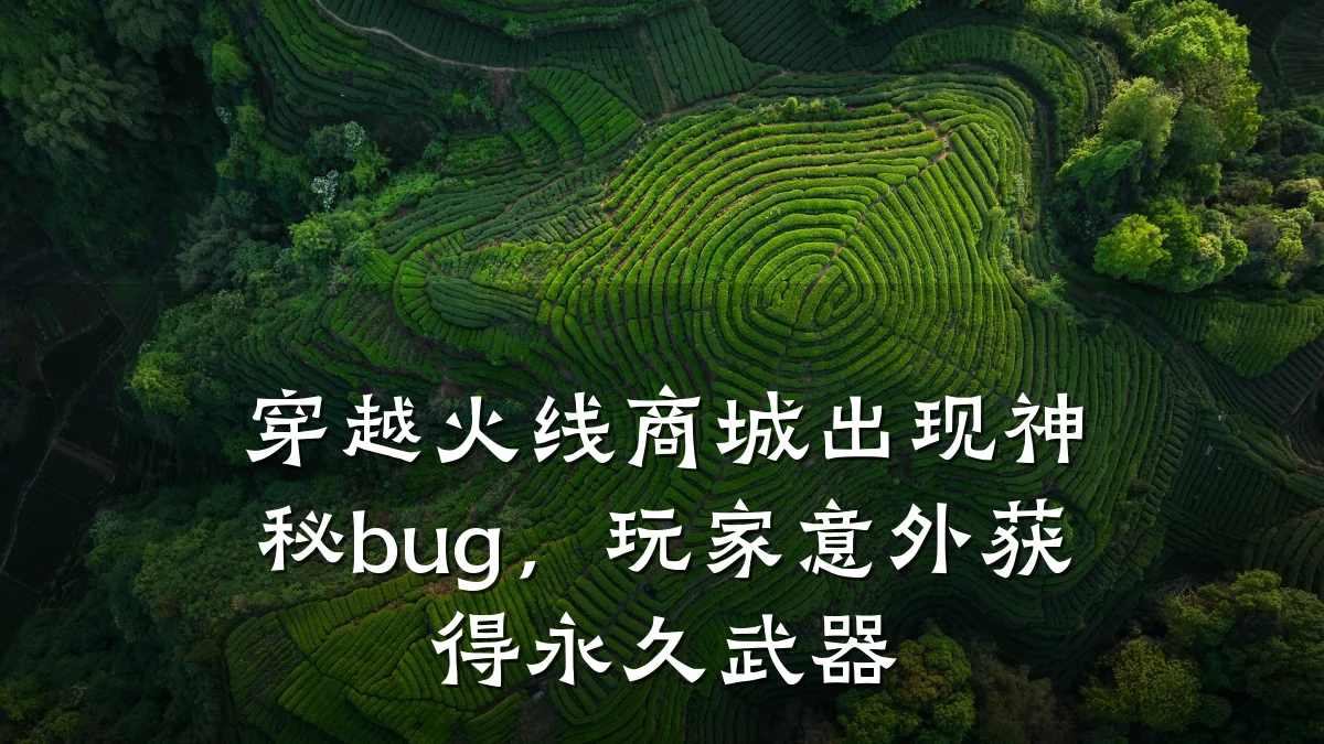 穿越火线商城出现神秘bug，玩家意外获得永久武器