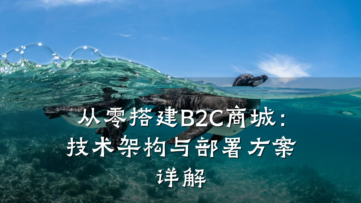 从零搭建B2C商城:技术架构与部署方案详解