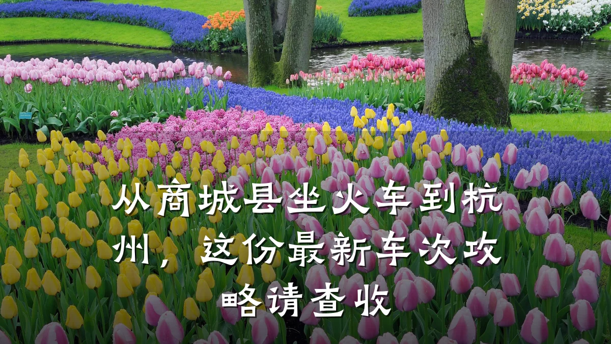 从商城县坐火车到杭州，这份最新车次攻略请查收