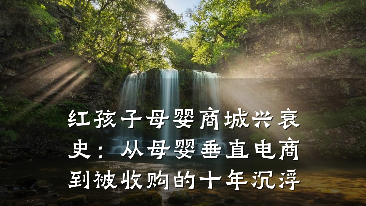 红孩子母婴商城兴衰史:从母婴垂直电商到被收购的十年沉浮