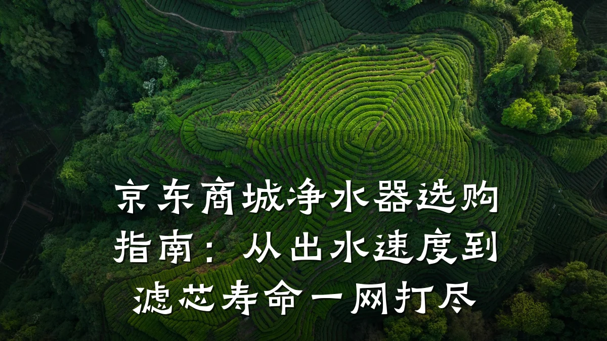 京东商城净水器选购指南：从出水速度到滤芯寿命一网打尽