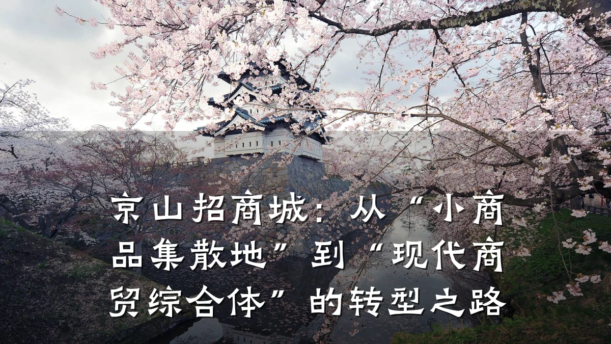 京山招商城：从“小商品集散地”到“现代商贸综合体”的转型之路