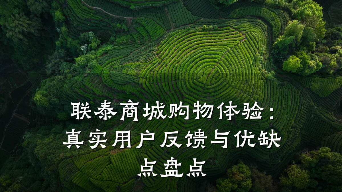 联泰商城购物体验:真实用户反馈与优缺点盘点