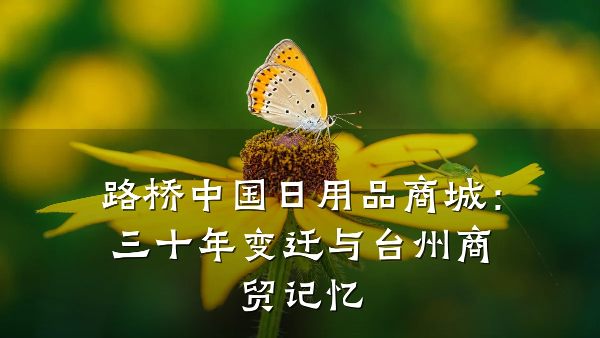 路桥中国日用品商城:三十年变迁与台州商贸记忆