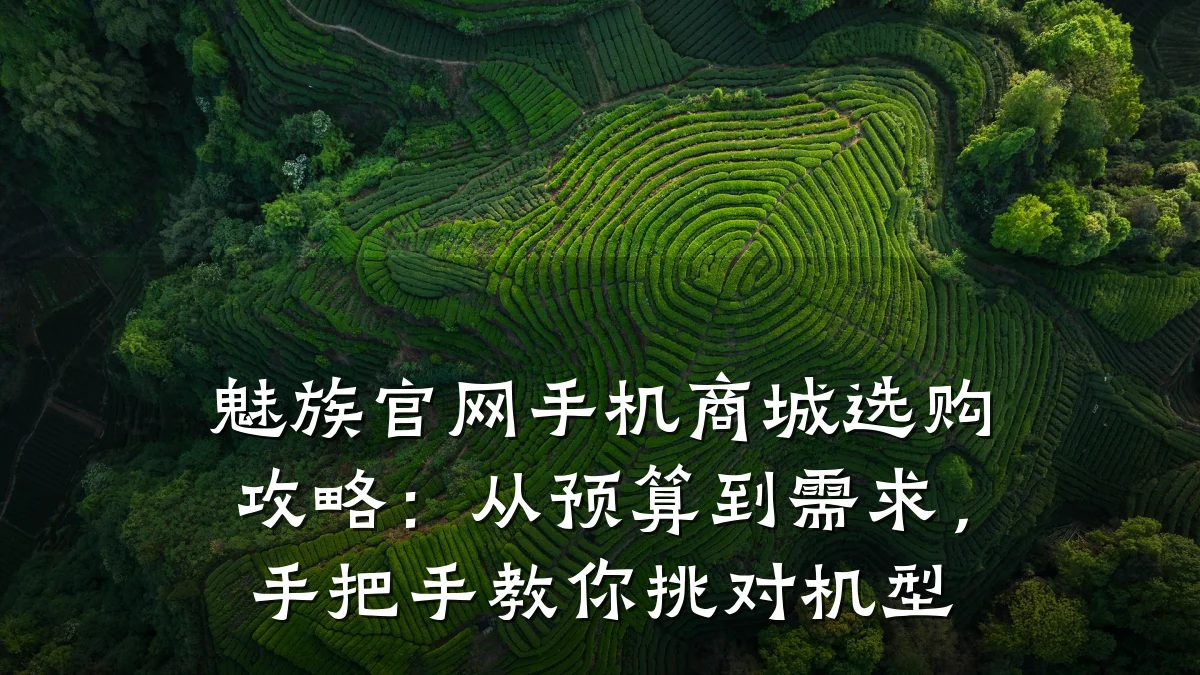 魅族官网手机商城选购攻略：从预算到需求，手把手教你挑对机型