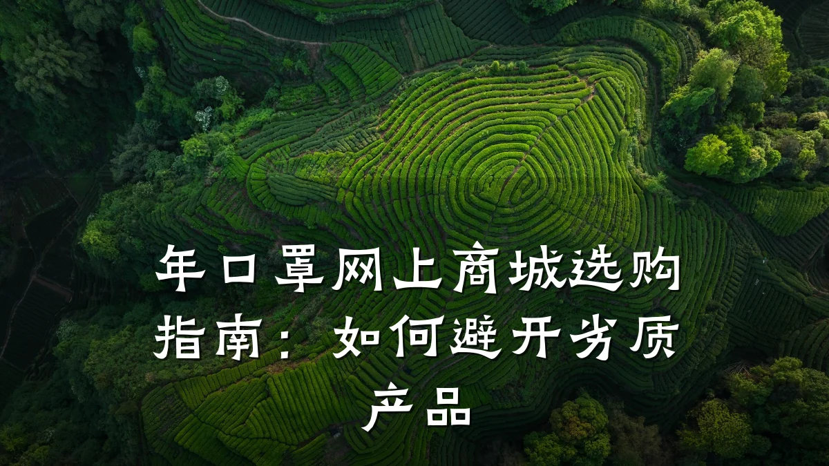 年口罩网上商城选购指南：如何避开劣质产品