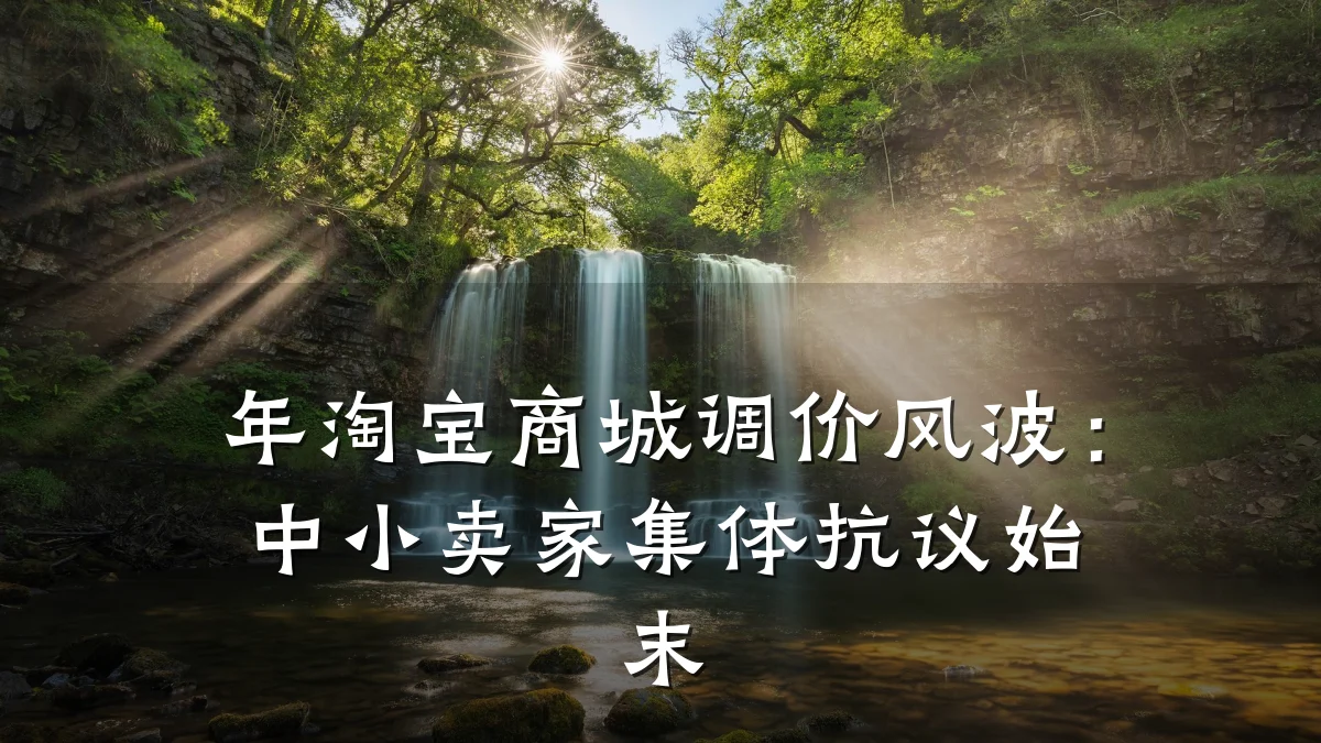 年淘宝商城调价风波:中小卖家集体抗议始末