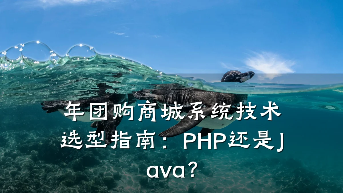 年团购商城系统技术选型指南:PHP还是Java?
