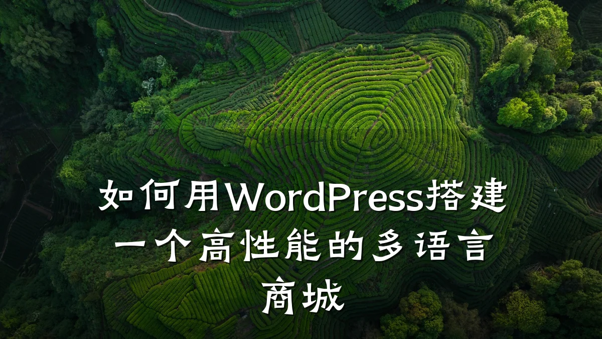如何用WordPress搭建一个高性能的多语言商城
