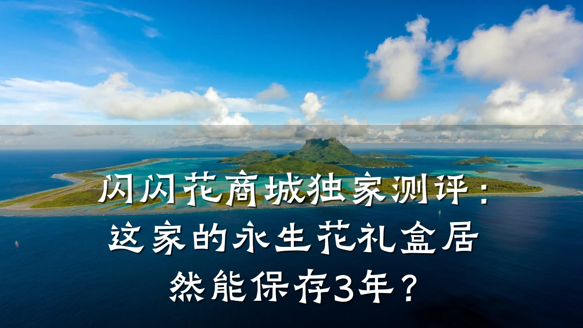 闪闪花商城独家测评：这家的永生花礼盒居然能保存3年？