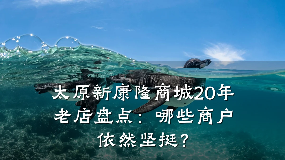 太原新康隆商城20年老店盘点:哪些商户依然坚挺?