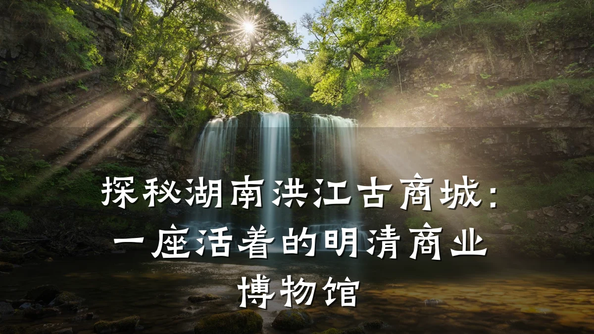 探秘湖南洪江古商城:一座活着的明清商业博物馆