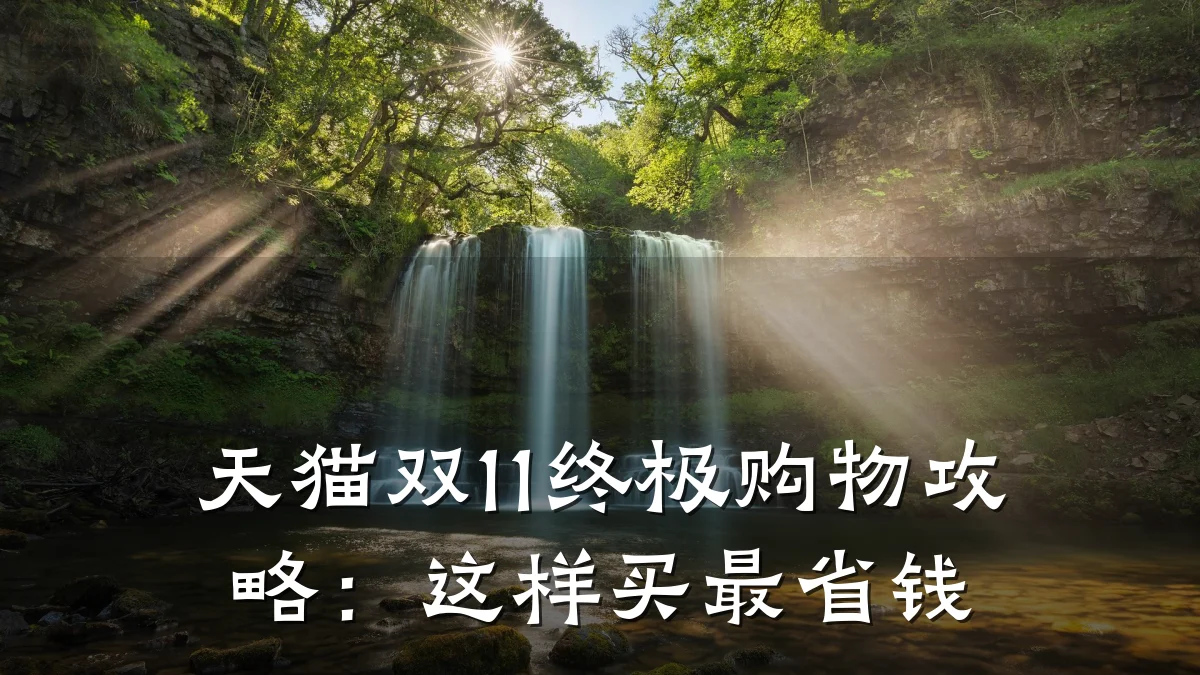 天猫双11终极购物攻略:这样买最省钱