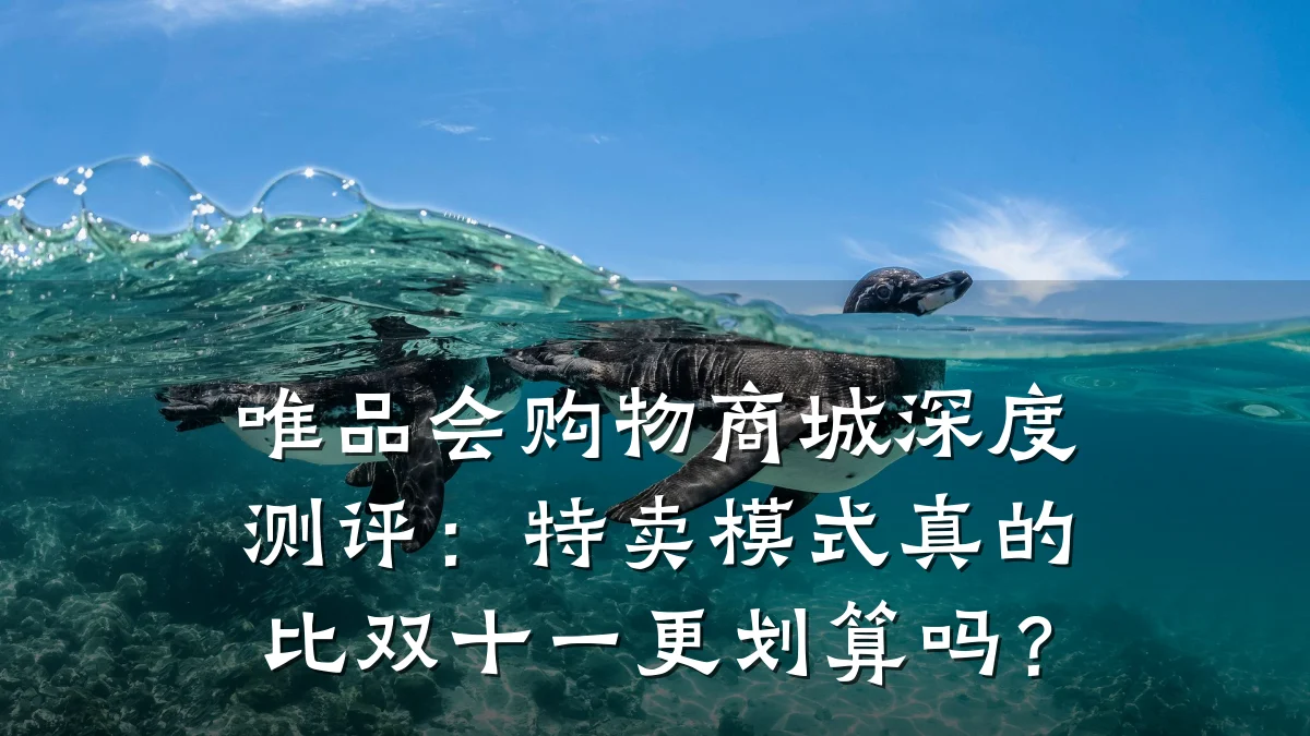唯品会购物商城深度测评:特卖模式真的比双十一更划算吗?