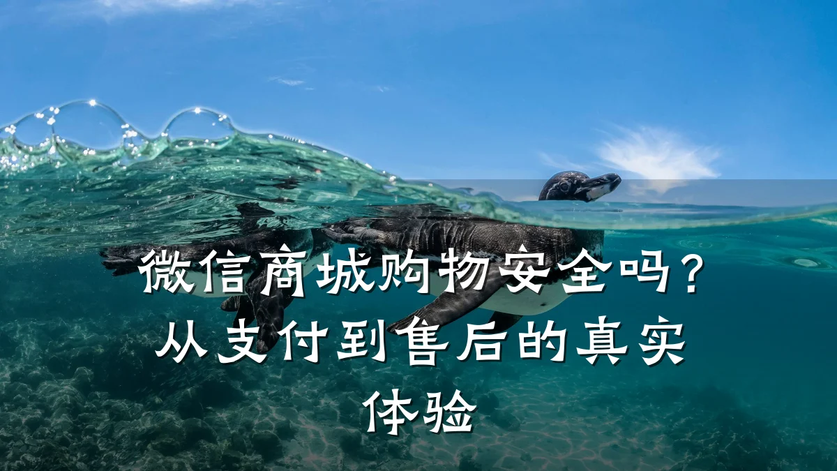 微信商城购物安全吗?从支付到售后的真实体验