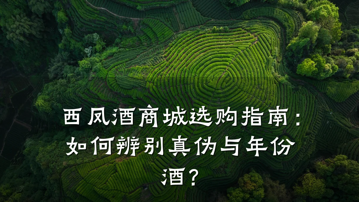 西凤酒商城选购指南:如何辨别真伪与年份酒?
