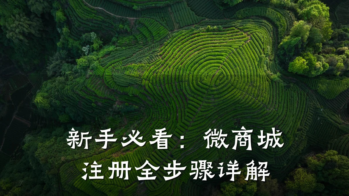 新手必看:微商城注册全步骤详解