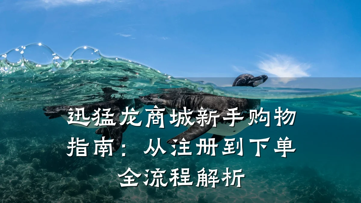 迅猛龙商城新手购物指南:从注册到下单全流程解析